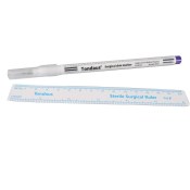 Feutre stérile couleur gentiane (violet).  Encre de qualité médicale non toxique
