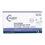 5 dosettes de 10ML chacune de savon marque GILBERT  Parfait pour le nettoyage avant pigmentation.